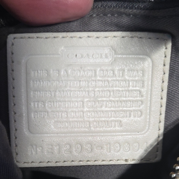 Coach Metallic Gold/silver Shoulder Bag - Picture 8 of 8